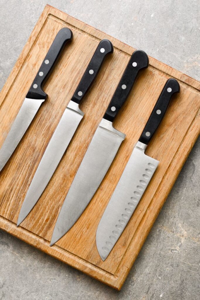 different knives to choose from