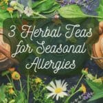 herbal tea for seasonal allergies