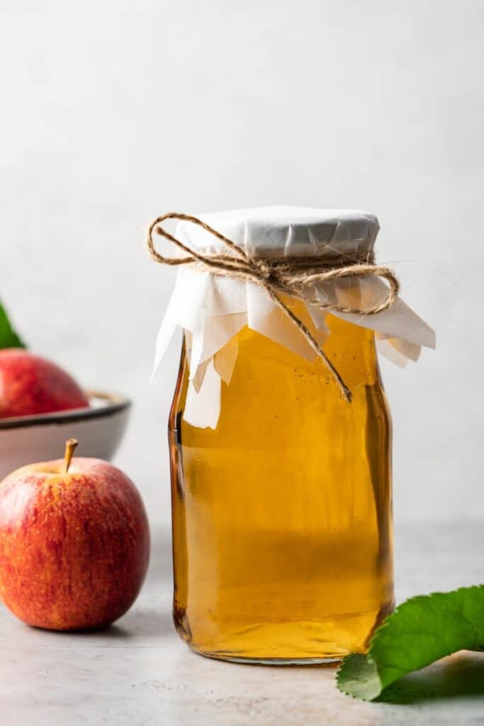 apple cider vinegar as the menstruum is commonly called an acetum or vinegar tincture.